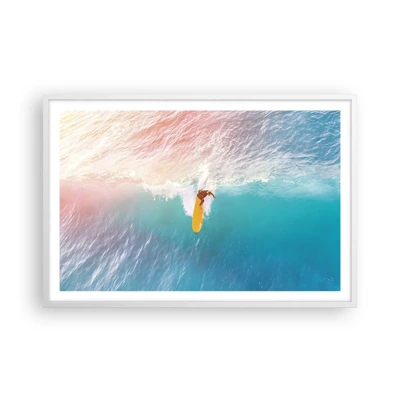 Poster in white frmae - Ocean Rider - 91x61 cm