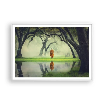 Poster in white frmae - On the Way to Enlightenment - 100x70 cm