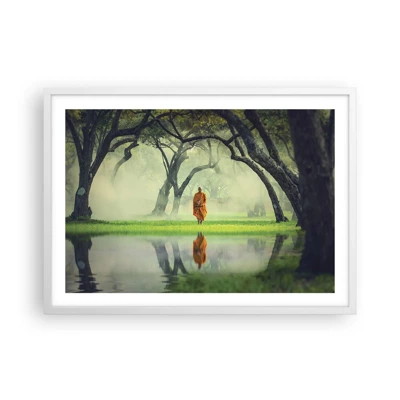 Poster in white frmae - On the Way to Enlightenment - 70x50 cm