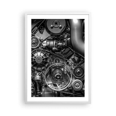 Poster in white frmae - Poetry of Mechanics - 50x70 cm