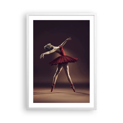 Poster in white frmae - Prima Ballerina - 50x70 cm