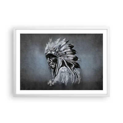 Poster in white frmae - Return to the Roots - 70x50 cm