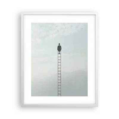 Poster in white frmae - Rise above It - 40x50 cm