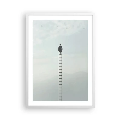 Poster in white frmae - Rise above It - 50x70 cm