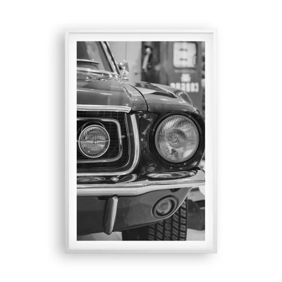 Poster in white frmae - Rough Ride - 61x91 cm