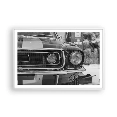 Poster in white frmae - Rough Ride - 91x61 cm