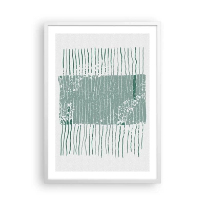 Poster in white frmae - Sea Abstract - 50x70 cm