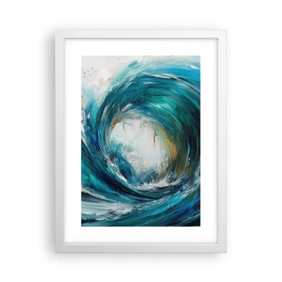 Poster in white frmae - Sea Portal - 30x40 cm