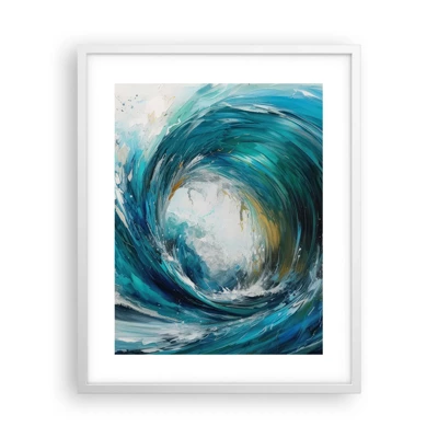 Poster in white frmae - Sea Portal - 40x50 cm