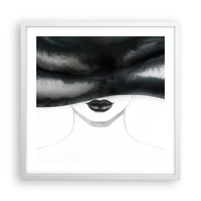 Poster in white frmae - Sensual Secret - 50x50 cm