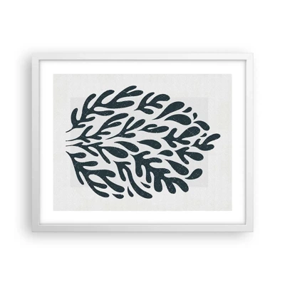 Poster in white frmae - Shapes of Nature - 50x40 cm