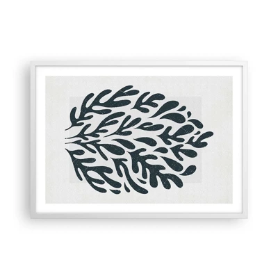 Poster in white frmae - Shapes of Nature - 70x50 cm