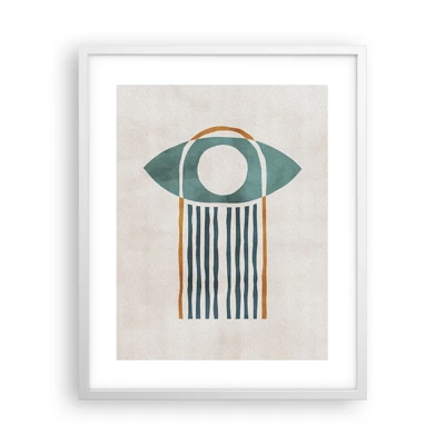 Poster in white frmae - Signs and Rituals - 40x50 cm