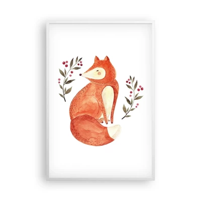 Poster in white frmae - Small Ginger - 61x91 cm