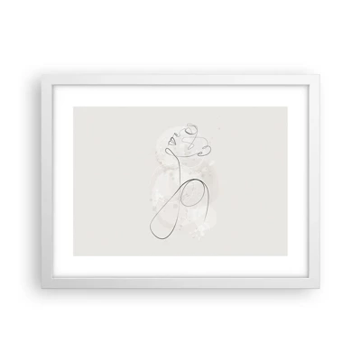 Poster in white frmae - Spiral of Beauty - 40x30 cm