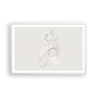 Poster in white frmae - Spiral of Beauty - 91x61 cm