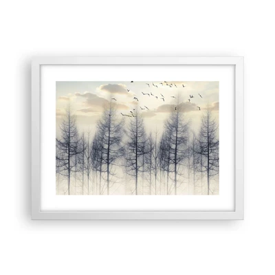 Poster in white frmae - Spirits of the Forest - 40x30 cm