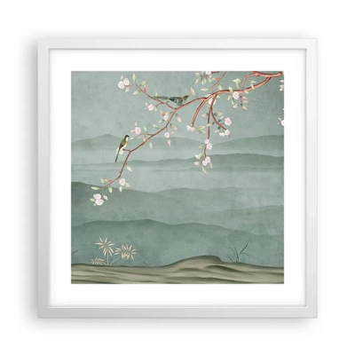 Poster in white frmae - Spring, It Is You - 40x40 cm