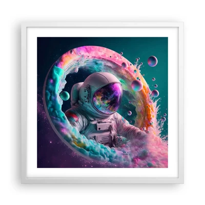 Poster in white frmae - Star Gate - 50x50 cm