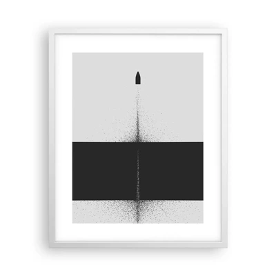 Poster in white frmae - Straight to the Point - 40x50 cm