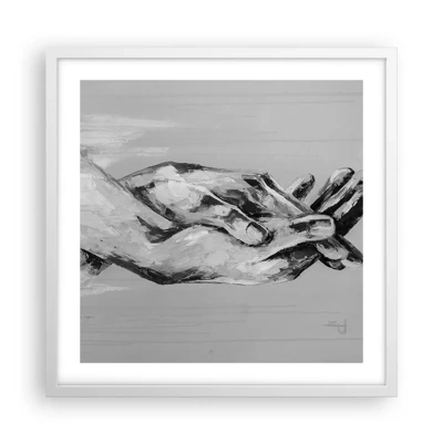 Poster in white frmae - The Beginning… - 50x50 cm