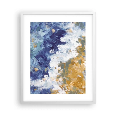 Poster in white frmae - The Dance of Elements - 40x50 cm