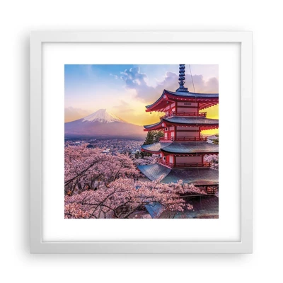 Poster in white frmae - The Essence of Japanese Spirit - 30x30 cm