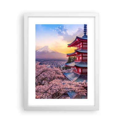 Poster in white frmae - The Essence of Japanese Spirit - 30x40 cm