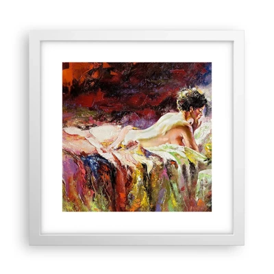 Poster in white frmae - Thoughtful Venus - 30x30 cm