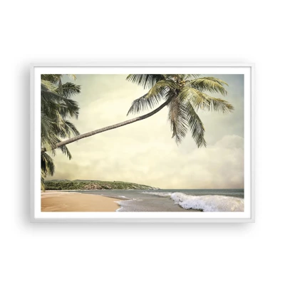 Poster in white frmae - Tropical Dream - 100x70 cm