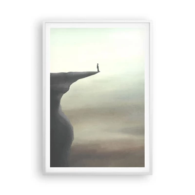 Poster in white frmae - Upwards, Naturally! - 70x100 cm