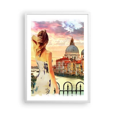 Poster in white frmae - Venice Adventure - 50x70 cm