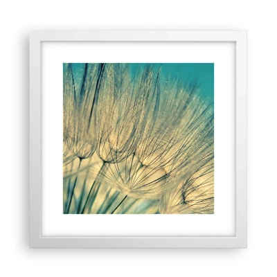 Poster in white frmae - Waiting for the Wind - 30x30 cm