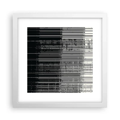 Poster in white frmae - Waves and Vibrations - 30x30 cm