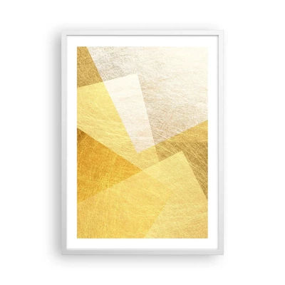 Poster in white frmae - Weather of Geometry - 50x70 cm