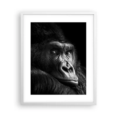 Poster in white frmae - What Are You Looking At? - 40x50 cm