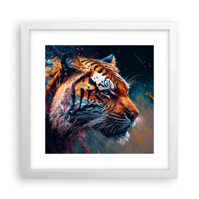 Poster in white frmae - Wild Beauty - 30x30 cm