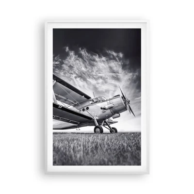 Poster in white frmae - Winged Pilgrim - 61x91 cm