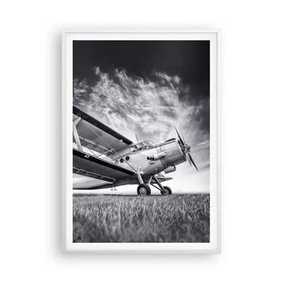 Poster in white frmae - Winged Pilgrim - 70x100 cm