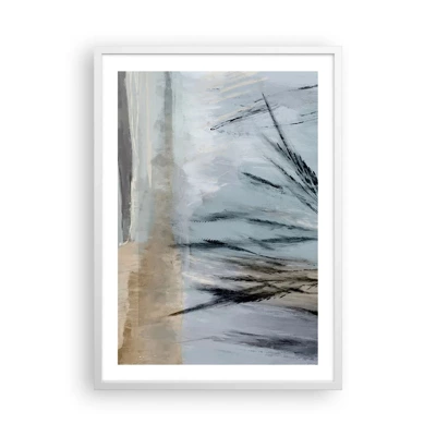 Poster in white frmae - Winter Fields - 50x70 cm