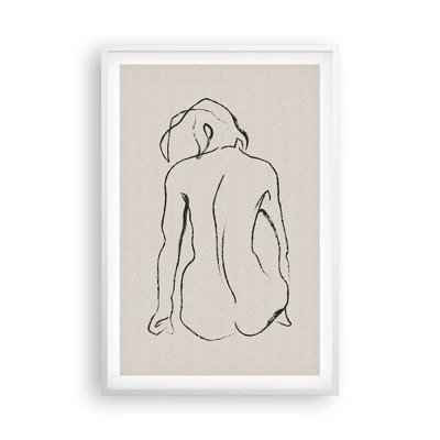 Poster in white frmae - Woman Nude - 61x91 cm