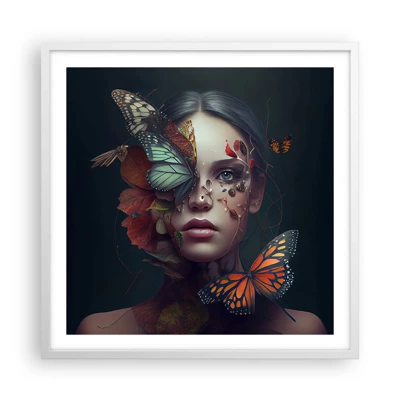 Poster in white frmae - Wonderful Metamorphosis - 60x60 cm