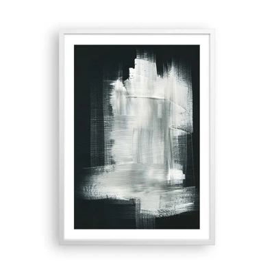 Poster in white frmae - Woven from the Vertical and the Horizontal - 50x70 cm