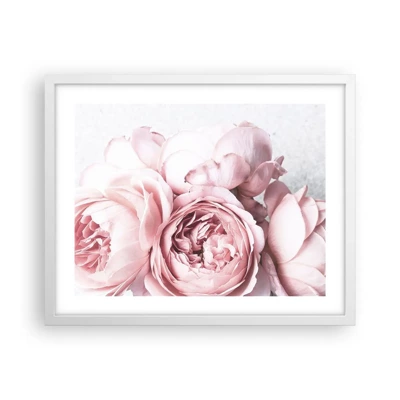 Poster in white frmae - for the Romantics - 50x40 cm