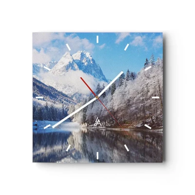 Wall clock - Clock on glass - Snow Patrol - 40x40 cm