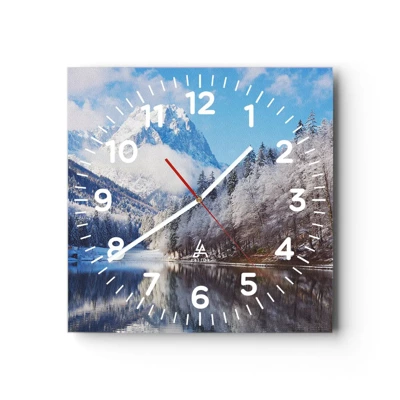 Wall clock - Clock on glass - Snow Patrol - 40x40 cm