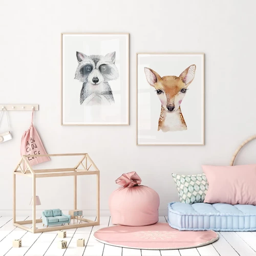 Animal portraits - Inspiration for a children's room