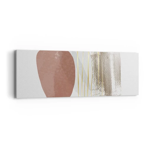 Canvas picture - Abstract Colonnade - 90x30 cm