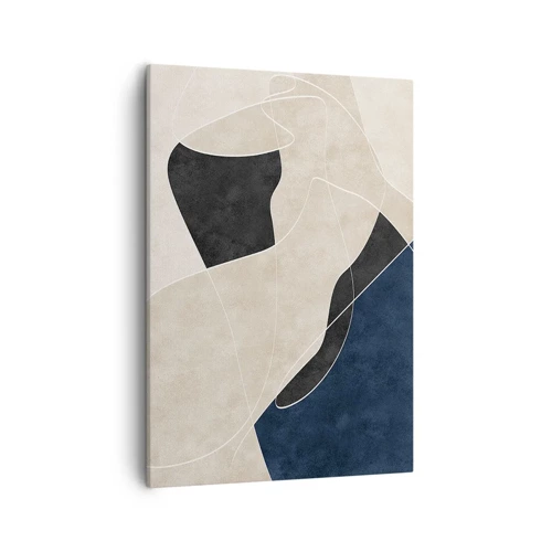 Canvas picture - Abstract Composition - Contrast of Colours - 50x70 cm