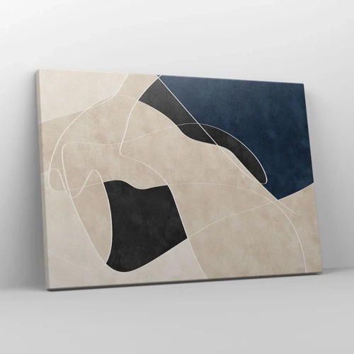 Canvas picture - Abstract Composition - Contrast of Colours - 70x50 cm